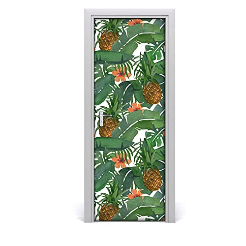 Autocollant de porte pour masquer les rayures papier peint auto-adhésif ananas - 2