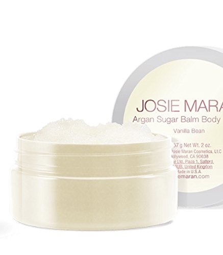 Josie Maran Argan Sugar Balm Body Scrub (Travel (2oz/57g), Vanilla Bean)