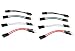 Duttek (2-Pack) 4.5CM 4 Pin 2.54mm Pitch Separate Motherboard Header PCB Cable Male to Female Extender Extension Dupont Jumper Wires Cable 8pcs/Pack (4Pin M/F)