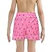Boys Swim Trunks Quick Dry Swimsuits Boys Swimwear Board Shorts Teens Swimming Trunks Boxer Brief Liner Pink Anchor 12-14 Years