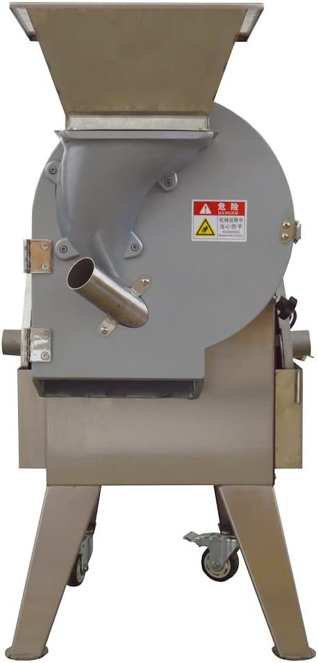 AC110V Fruit and Vegetable Slicing Machine 300-800kg/hour Small Electric Dicing & Shredding Cutter Machine for food processing plants, catering industry