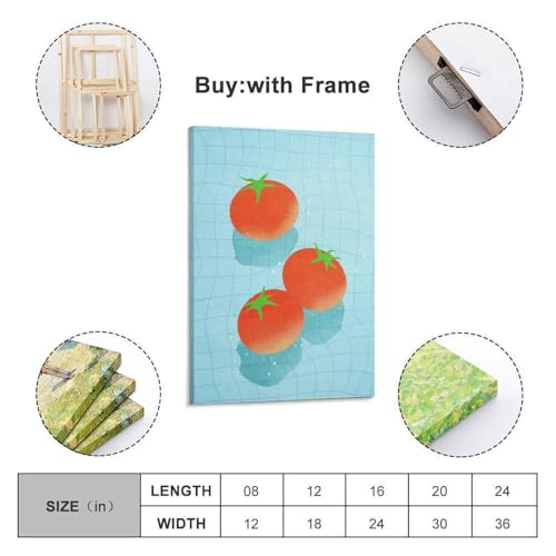 Impression sur toile tomates : la solution pour un mur vide - 2
