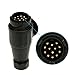 Produktbild KKmoon Matt Materiell 13-poliger Anhänger Stecker 12V 13-polig Tow Bar Stecker N-Typ-Fahrzeug Abschleppen