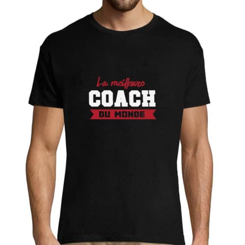 Cadeau Fête Homme Humour : T-shirt imprimé en France pour le meilleur coach
