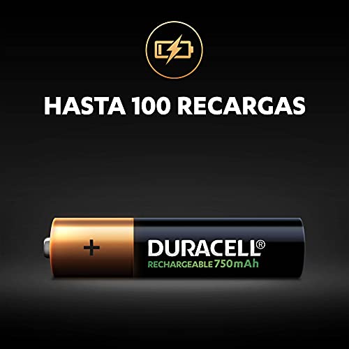 Duracell acculader Grootte AAA Plus - 750 mAh 8 Stuk - Afbeelding 3