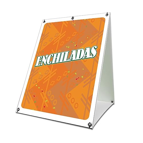 Enchiladas 18" x 24" A-Frame Sidewalk Sign| Advertise Your Business