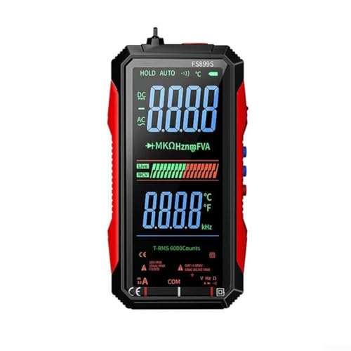 Multimètre numérique AC DC rechargeable USB et testeur de tension