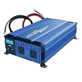 PowerBright 1500 Watt 12V Power Inverter Dual 110V 120V AC Outlets, Installation Kit...