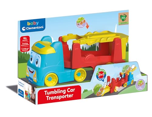 Jeu Clementoni Le Camion des voitures culbutos Plastique recyclés Voitures inclues Dès Fabriqué en Italie - vue 3