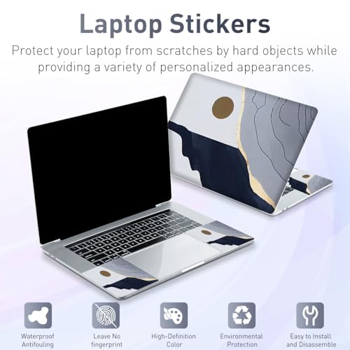 image for NXZGO 12.1-15.6 Inch Laptop Skin Decal, Universal Reusable Vinyl Lapto