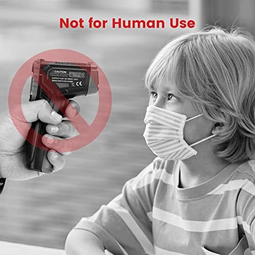 KAIWEETS Infrared Thermometer (NOT for Humans) Non-Contact Digital Temperature Gun for Cooking, Home Repairs, Surface Measuring -50 to 400(-58 to 752 ) Blue