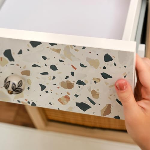 Papel Vinilo Adhesivo de Cocina para Frentes y Puertas de Armario Acabado Gres 4