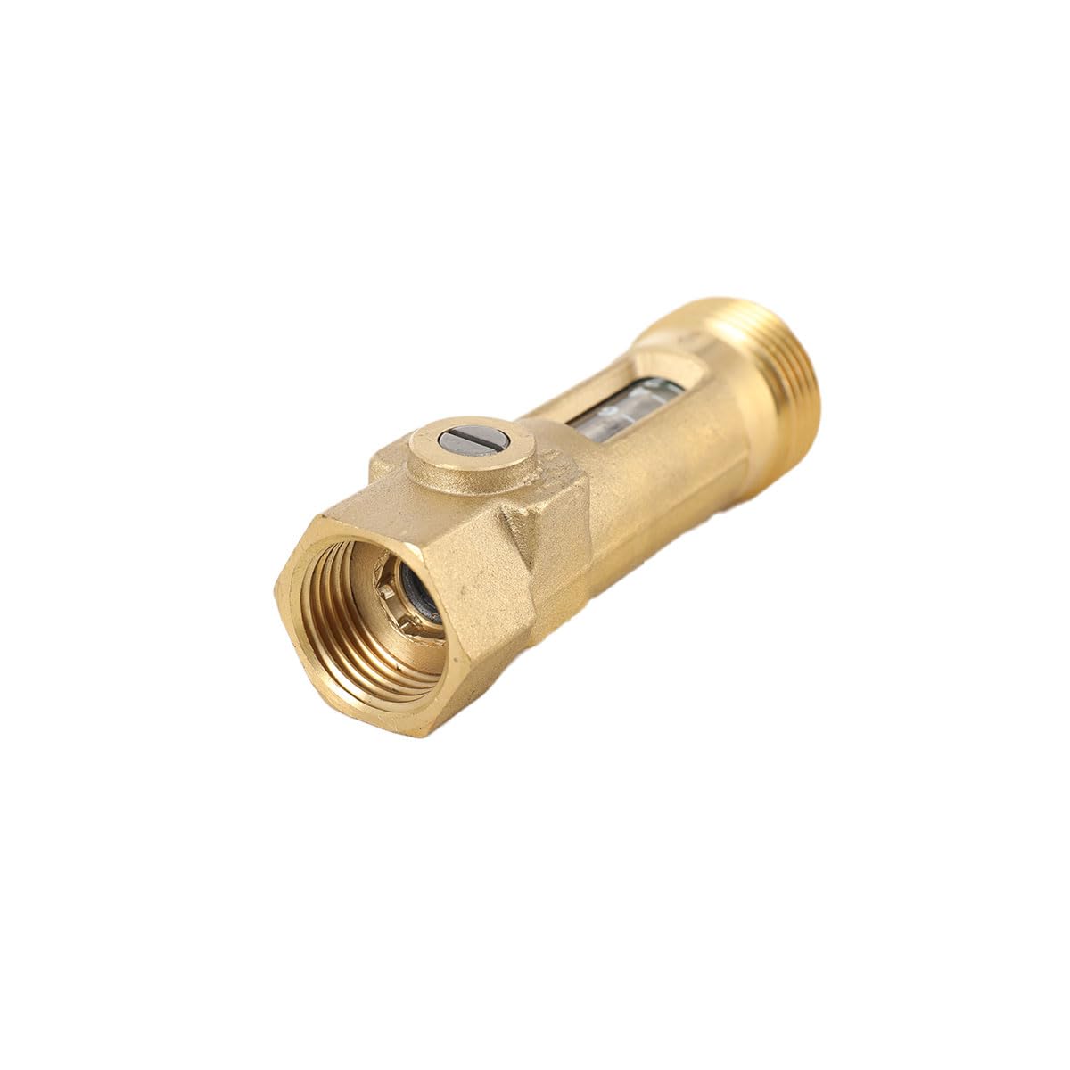 Misuratore di flusso in ottone, filettatura esterna 3/4 DN 20, portata 2-8 l/min