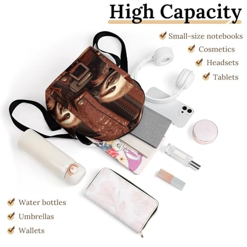 Mochila para laptop de tela Oxford impermeable unisex con base sólida y cierre 3