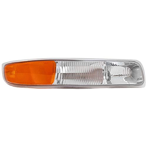 Brock Replacement Passenger Park Signal Side Marker Light Compatible With 1999-2002 Silverado Pickup Truck 15199559 #TOP2