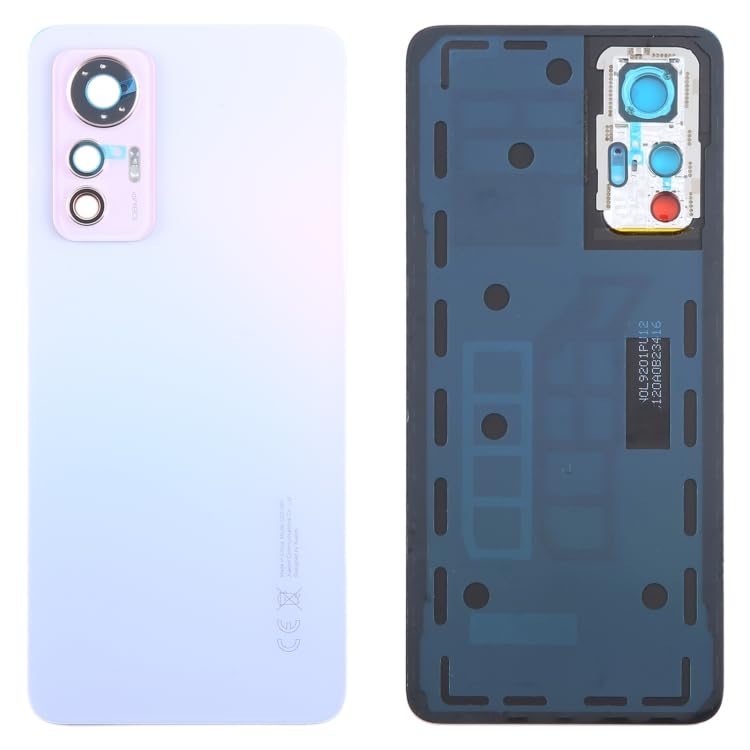 Cubierta de batería para Xiaomi 12 Lite de repuesto en color original para reparación