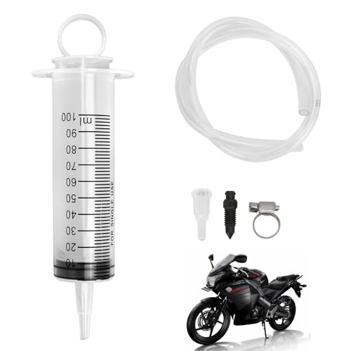 Aceite Succión Jeringa, Jeringa de Succión de Aceite, 100 ml Bomba Extractora de Líquido, Jeringa de Aceite Automotriz, Extractor de Líquido de Frenos, Bomba Extractora de Fluidos Automotrices