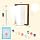 Family Handprint Kit for 5,DIY Craft Family Memories Keepsake Art Baby Newborn Hand and Footprint Wooden Frame for Home Decor Family Gifts Set(5 Sheets with 8 Colors) - 4