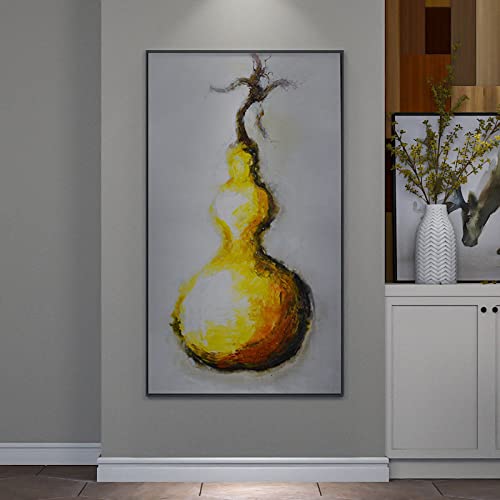 Peinture à l'huile sur toile originale, tableau porte-bonheur zen salon