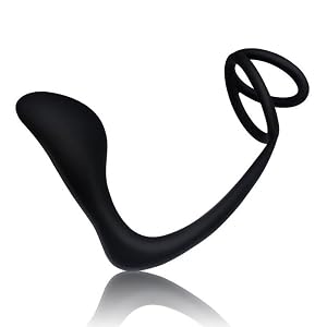 Sm Silicone Butt Plug Penis Ring Anal Trainer Adult Sex Toy Anal Plug Unisex Anal Plug with 2