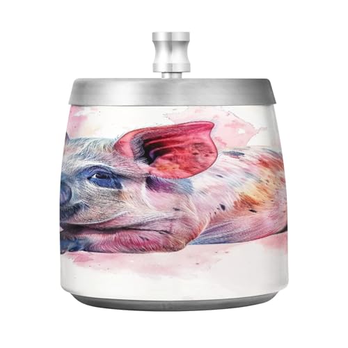 Grand cendrier avec couvercle, seau à cendres avec couvercle pour l'extérieur