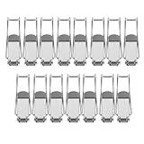 GLEAVI 15 Stück robuste, federbelastete Entenschnabel-Verschlüsse für isolierte Eimer und Behälter – für auslaufsichere Lagerung