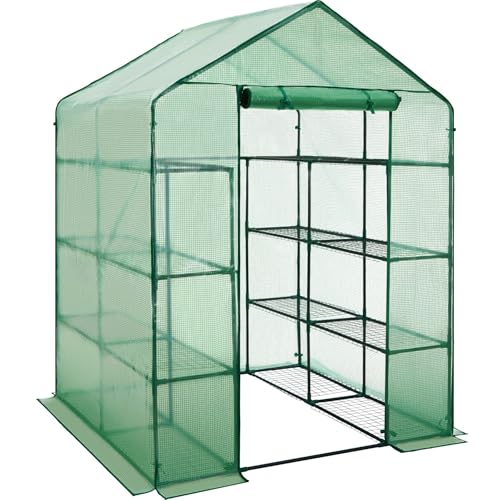 tectake Serre de Jardin 143x143x195cm