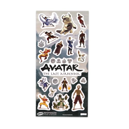 Avatar the Last Airbender Socks for Teens - 4 Pairs Crew Socks for Men Shoe Size 8-12 Plus Stickers | Gift Set for Men, Boys3