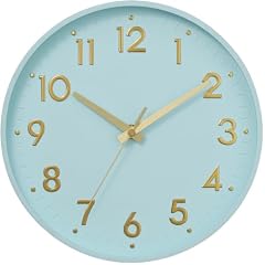 Mosewa Wall Clock 8 Inch, Wall Clocks Battery Operated Silent Non Ticking Modern Analog Clock item