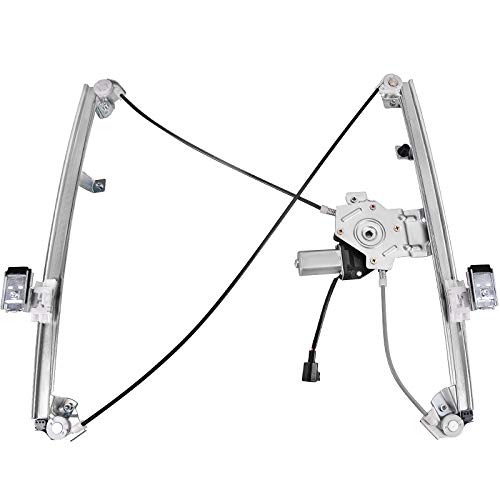 Autosaver88 Power Window Regulator W/Motor Compatible With 2001-2007 Cadillac Escalade, Gmc Sierra/Yukon, Chevy Avalanche 1500/Silverado/Suburban 1500/Tahoe -Front Driver Side #TOP26