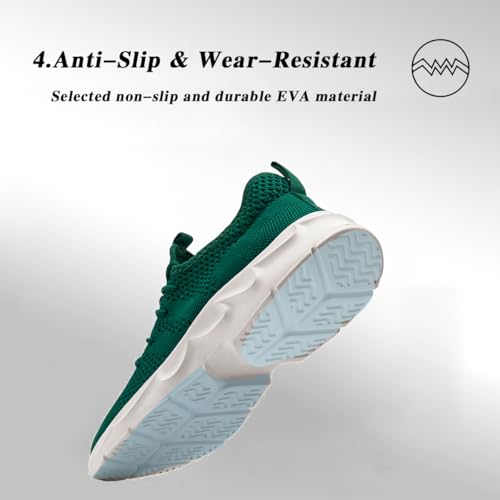 Image of DLWKIPV Mens Running Shoes Sneakers Tennis Non Slip Walking Gym Workout Athletic Slip On Casual Lightweight Breathable Mesh Fashion
