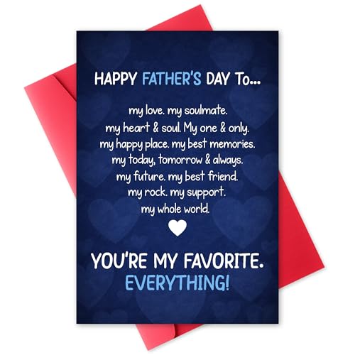 Carte de fête des pères touchante pour exprimer votre amour au meilleur papa