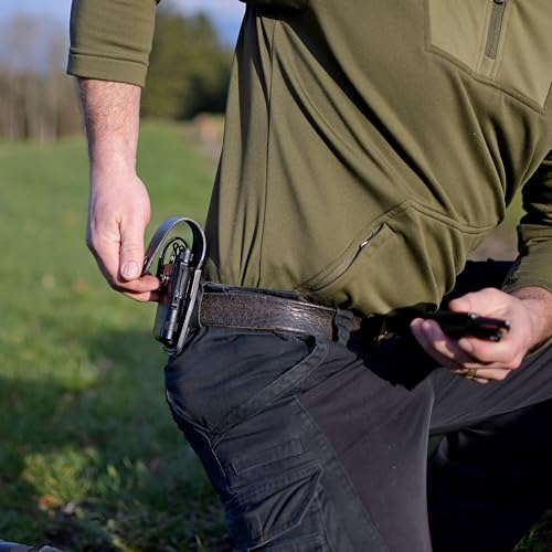 Ledertaff Leather Holster for Leatherman and Other Multitools to Carry on Belt, Space for Bit Kit and Extender Brown/Black - Image 4