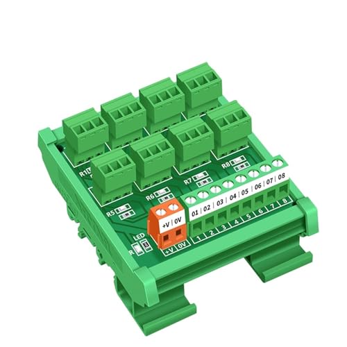 Mesa de terminales para interruptor de proximidad PNP con resorte de 8 bits