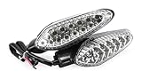 Estos intermitentes compactos y sofisticados, con su luz brillante y su elegante apariencia, añaden un toque de elegancia a su motocicleta. Son duraderos y de bajo desgaste, ideales para usar como intermitentes.