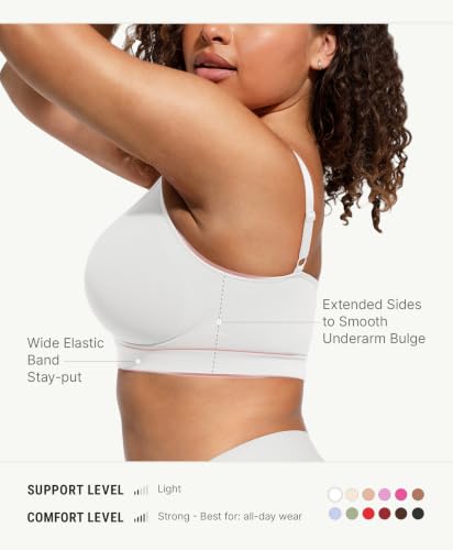 Image of FeelinGirl Seamless Support Bralettes for Women No Underwire Everyday Bras