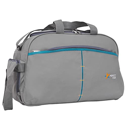 Image of Perfect Star Duffle Trolley Bags for Travel with Wheel 65 Litre Red Polyester
