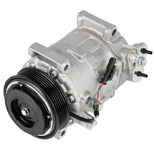 Image of ECCPP AC Compressor for Chevrolet Silverado 3500 4500 5500 HD 2019-2020 | for GMC Terrain L4 1.5L 2023-2024 Fit for GMC Sierra 2500 3500 HD 6.6L 2015-2023 Fast Cooling AC Compressor with Clutch