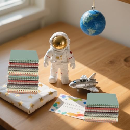 Carnets à spirales A6 lignés antichoc avec couverture rigide pour notes - 4