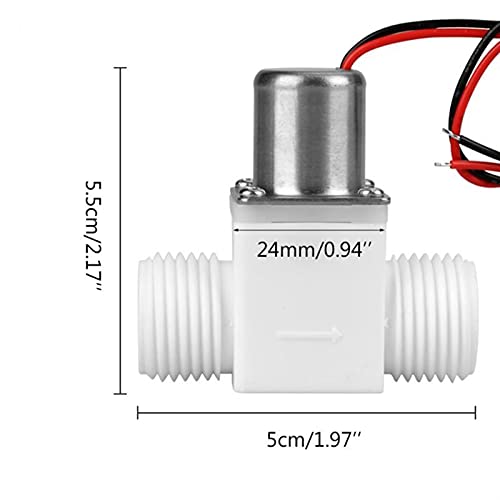 Vanne d'impulsion électrique de contrôle de l'eau DC 3V 1/2 - 3