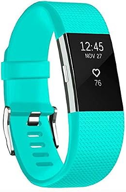 Sport Wristbands Compatible with Fitbit Charge 2, Adjustable Classic Bands