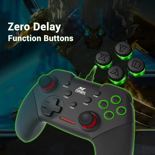 Image of Ant Esports GP100 Controller Joysticks for PC (Windows 7 /8 /8.1 /10) / PS3 / Andriod /Steam Gaming Wired Gamepad