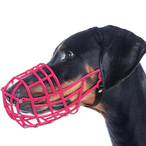 Don Pare 107 Windhund Rennmaulkorb in Pink Lurcher Sloughi Saluki Hunde mit Langen Schlanken Schnauzenformen
