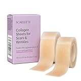 Scarlette Collagen Tape, Scarlette Collagen Sheets For Scars & Wrinkle (1.6”x 60