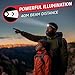Energizer Universal Plus LED Headlamp, Lightweight Bright Headlamp for Outdoors, Camping and Emergency Light for Adults and Kids, includes Batteries, Pack of 2