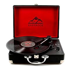 EastRock Platine Vinyle Bluetooth Portable USB, Vintage Platine Vinyle à 3 Vitesses (33/45/78 RPM), Tourne-Disque avec… - Les Beatles, Paul McCartney, John Lennon, RIngo Starr, George Harrison
