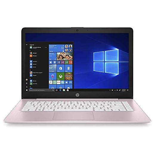 HP Stream 14inch HD(1366x768) Display, Intel Celeron N4000 Dual-Core Processor, 4GB RAM, 32GB eMMC, HDMI, WiFi, Webcam, Bluetooth, Win10 S, Rose Pink (Renewed)