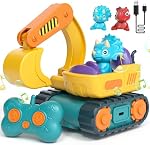 Lehoo Castle 2 Year Old Boy Toys, Remote Control Cars for Kids, Construction Toys Excavator Toy, 2 3 4 Year Old Boy Gifts