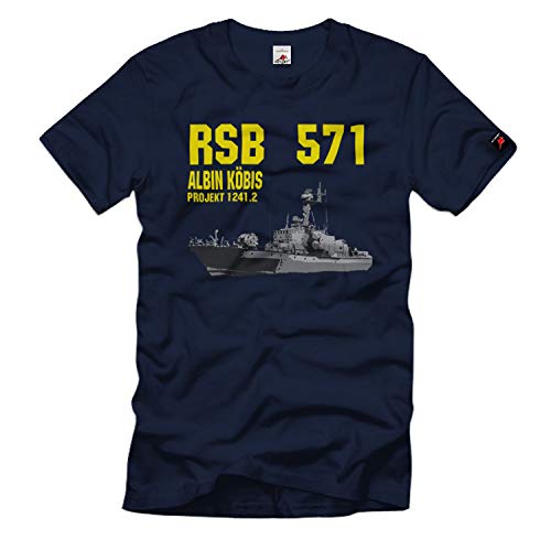 T Shirt Molnija Tarantul Classe RSB 571 Köbis Bleu Large pour passionné d'histoire navale