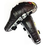 LSRRYD 2 Stück Knieprotektoren Lange Schienbeinschutz Rüstungsschutz Schienbeinschoner Knieschoner Armschützer Schutzausrüstung für Motocross Motorrad Fahrrad Skateboard-Fahrrad